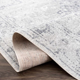 Hauteloom Akram HLLLAKRAMA1 Cream Machine Made Polyester Rug