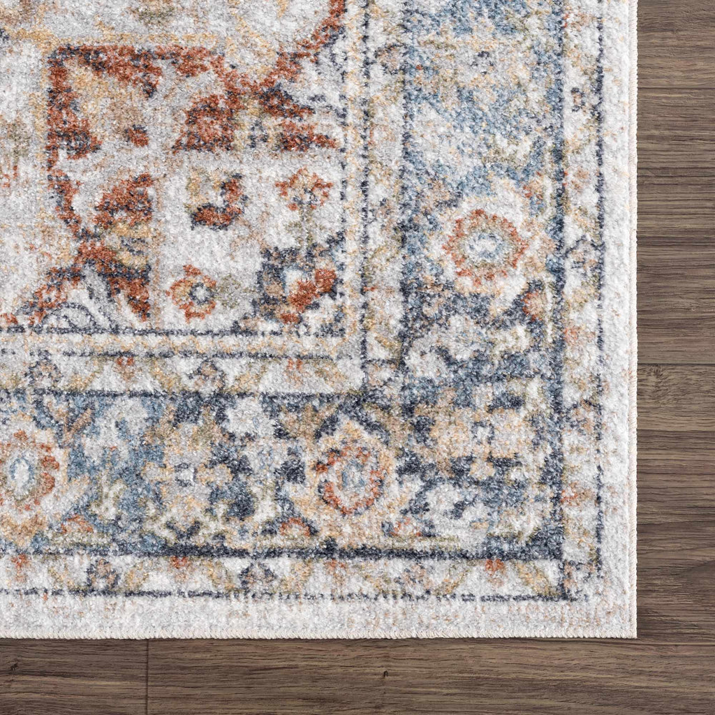 Hauteloom Akram HLLLAKRAMA2 Light Gray Machine Made Polyester Rug