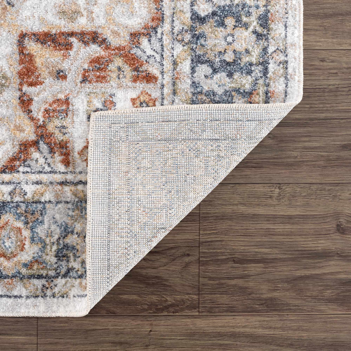 Hauteloom Akram HLLLAKRAMA2 Light Gray Machine Made Polyester Rug