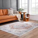 Hauteloom Akram HLLLAKRAMA2 Light Gray Machine Made Polyester Rug