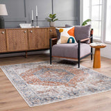 Hauteloom Akram HLLLAKRAMA2 Light Gray Machine Made Polyester Rug