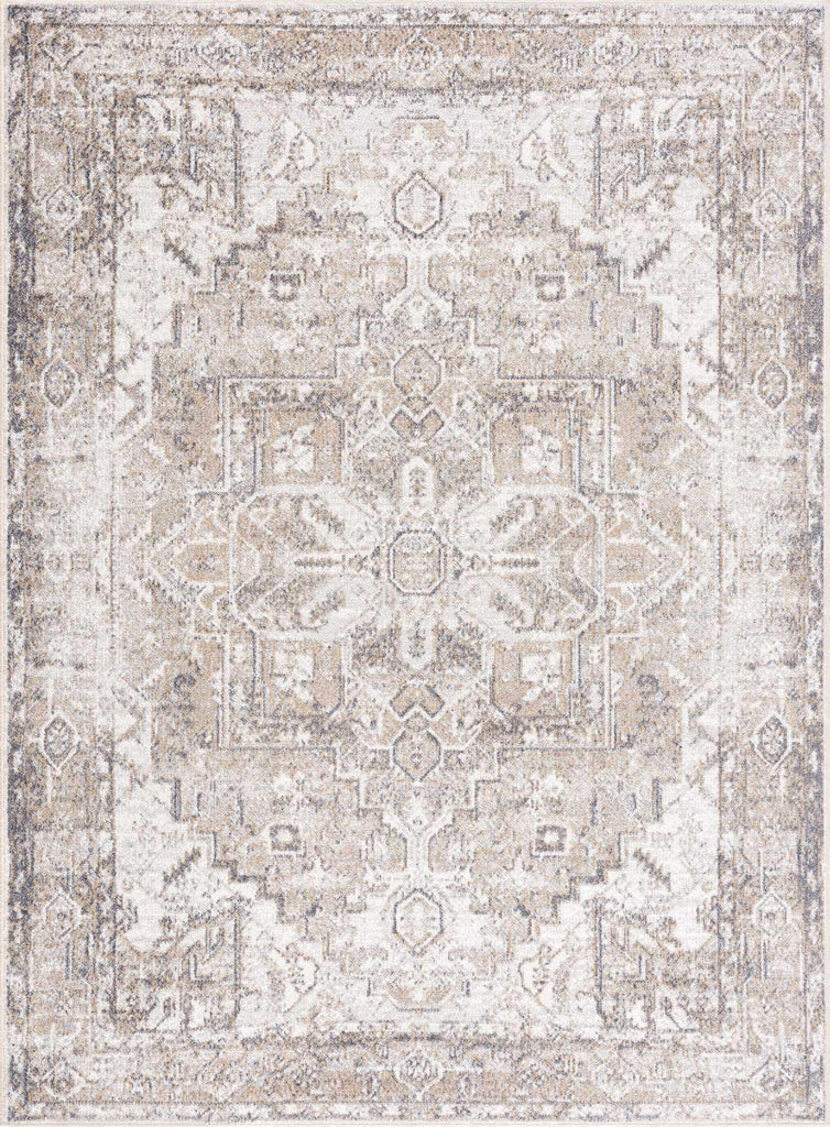 Hauteloom Hera HMABHERAW25 Tan Machine Made Polyester Rug