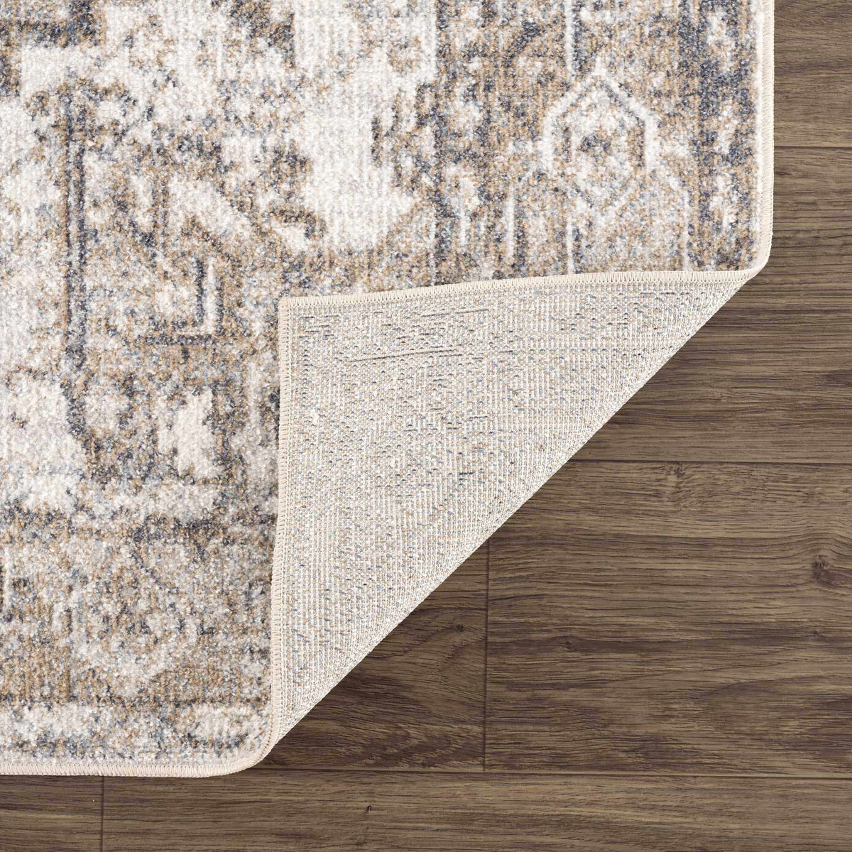 Hauteloom Hera HMABHERAW25 Tan Machine Made Polyester Rug