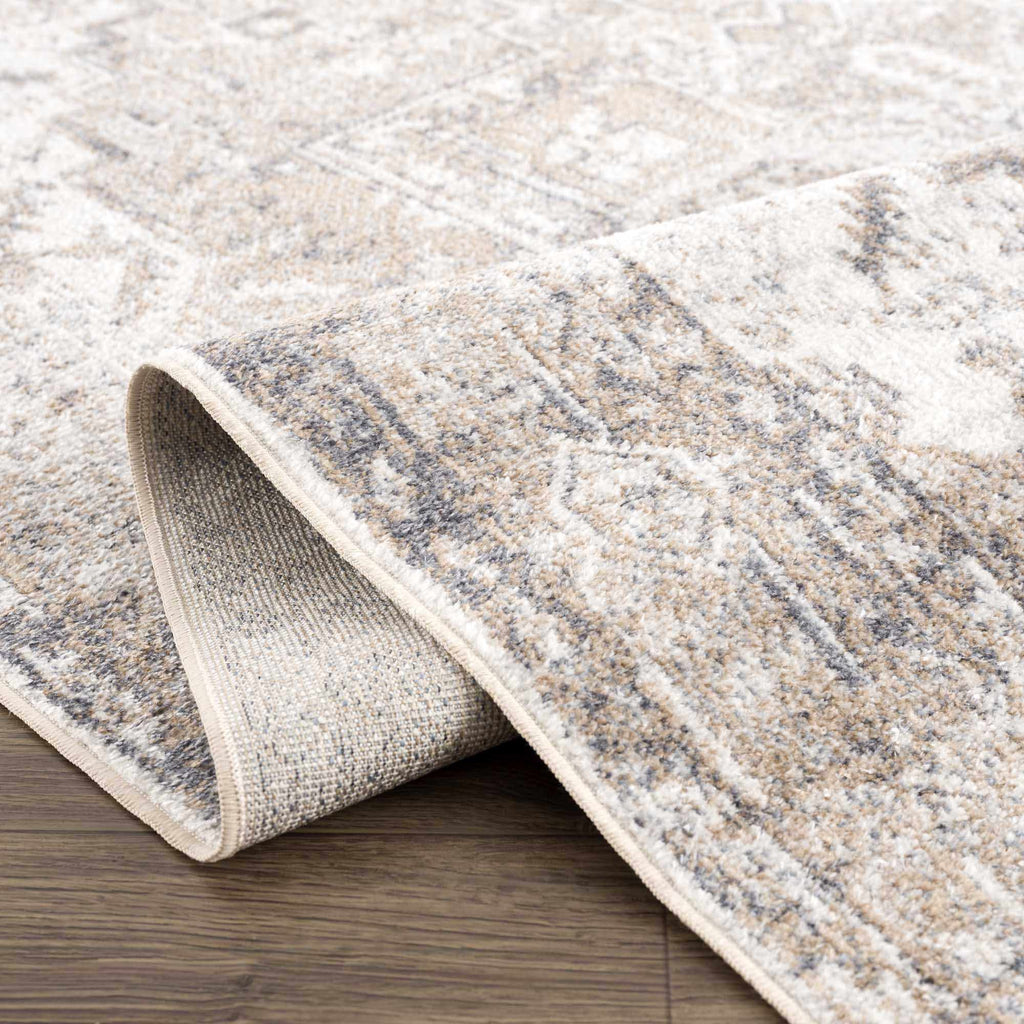 Hauteloom Hera HMABHERAW25 Tan Machine Made Polyester Rug