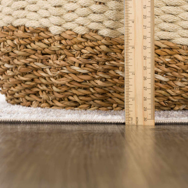 Hauteloom Hera HMABHERAW25 Tan Machine Made Polyester Rug