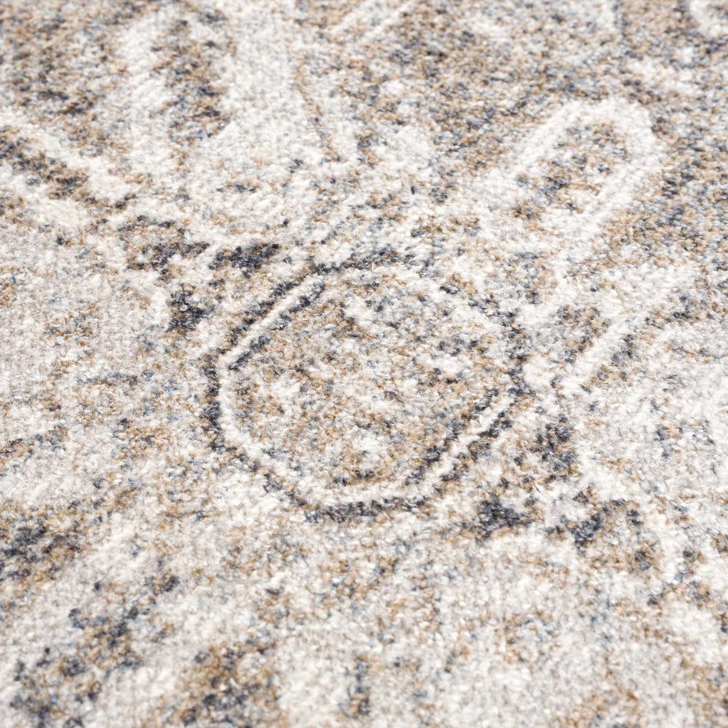 Hauteloom Hera HMABHERAW25 Tan Machine Made Polyester Rug