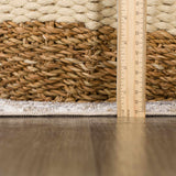 Hauteloom Hiti HMABHITI823 Blue Machine Made Polyester Rug