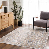 Hauteloom Hiti HMABHITI823 Blue Machine Made Polyester Rug