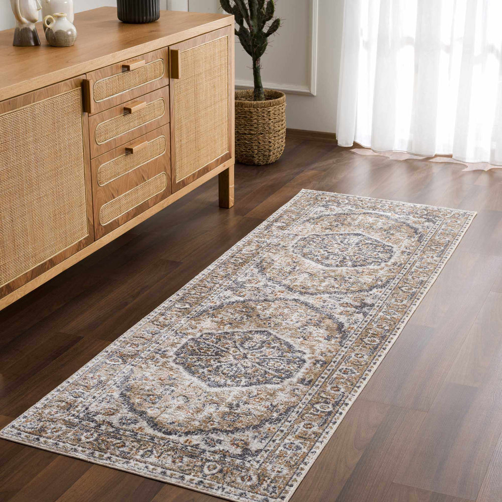Hauteloom Hiti HMABHITI823 Blue Machine Made Polyester Rug