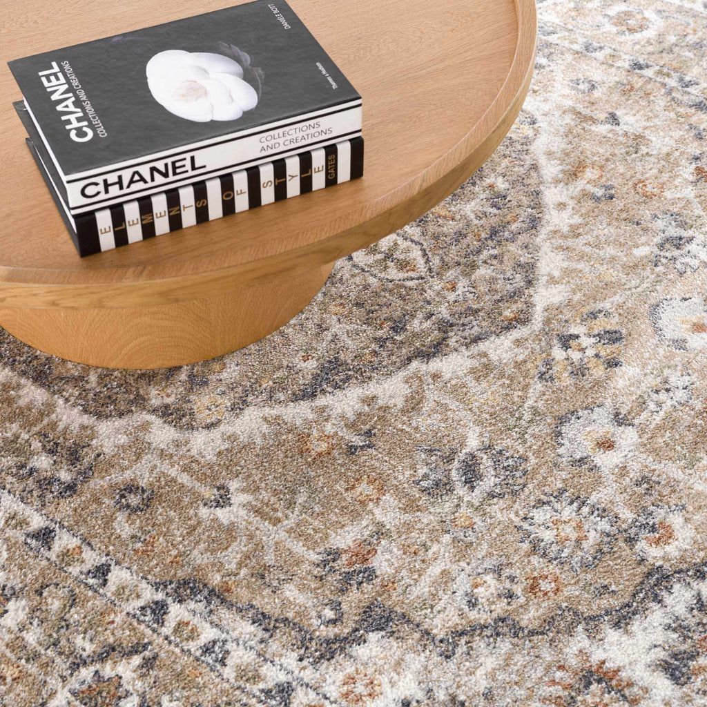 Hauteloom Hiti HMABHITI823 Blue Machine Made Polyester Rug