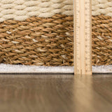 Hauteloom Hiti HMABHITI825 Blue Machine Made Polyester Rug