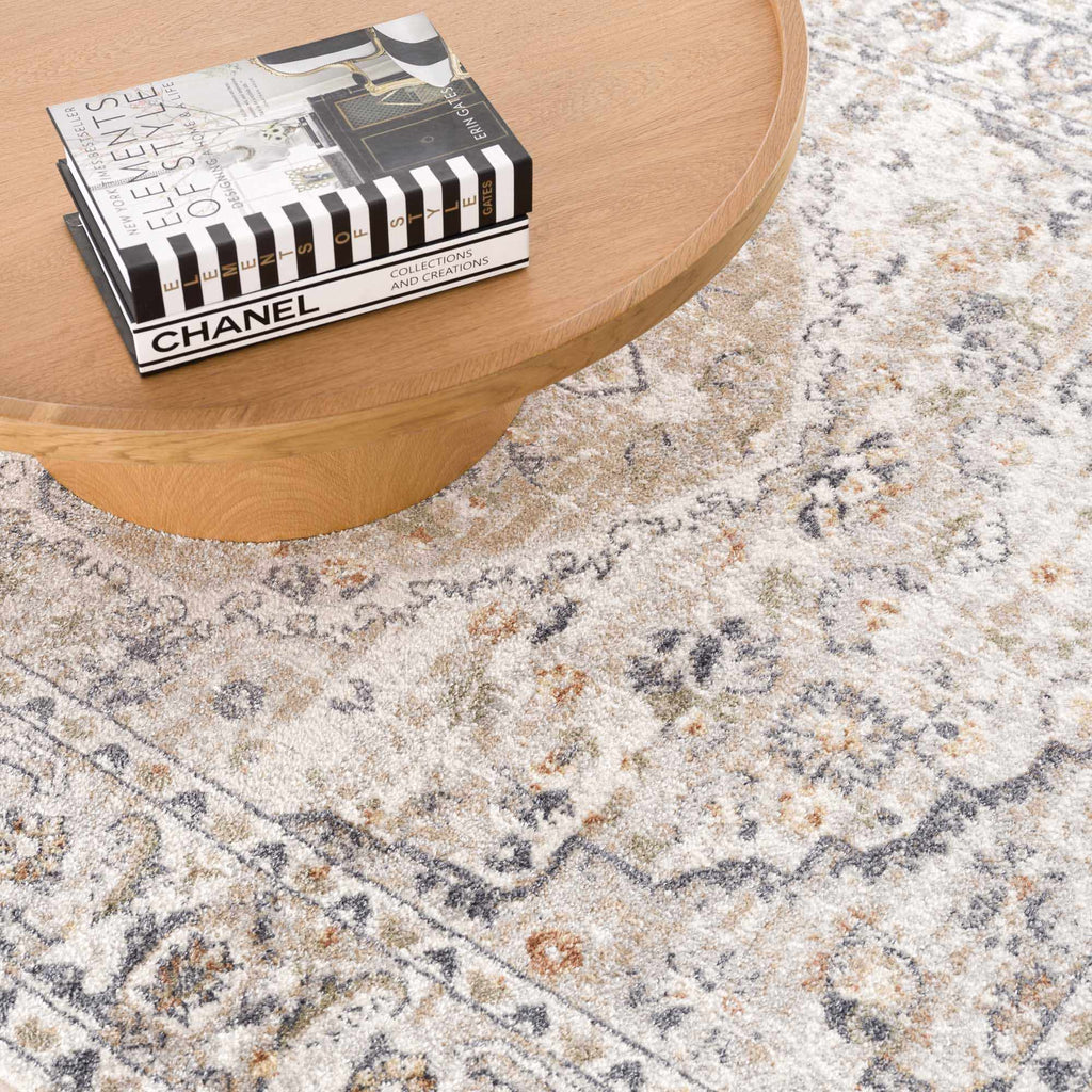 Hauteloom Hiti HMABHITI825 Blue Machine Made Polyester Rug