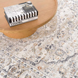 Hauteloom Hiti HMABHITI825 Blue Machine Made Polyester Rug