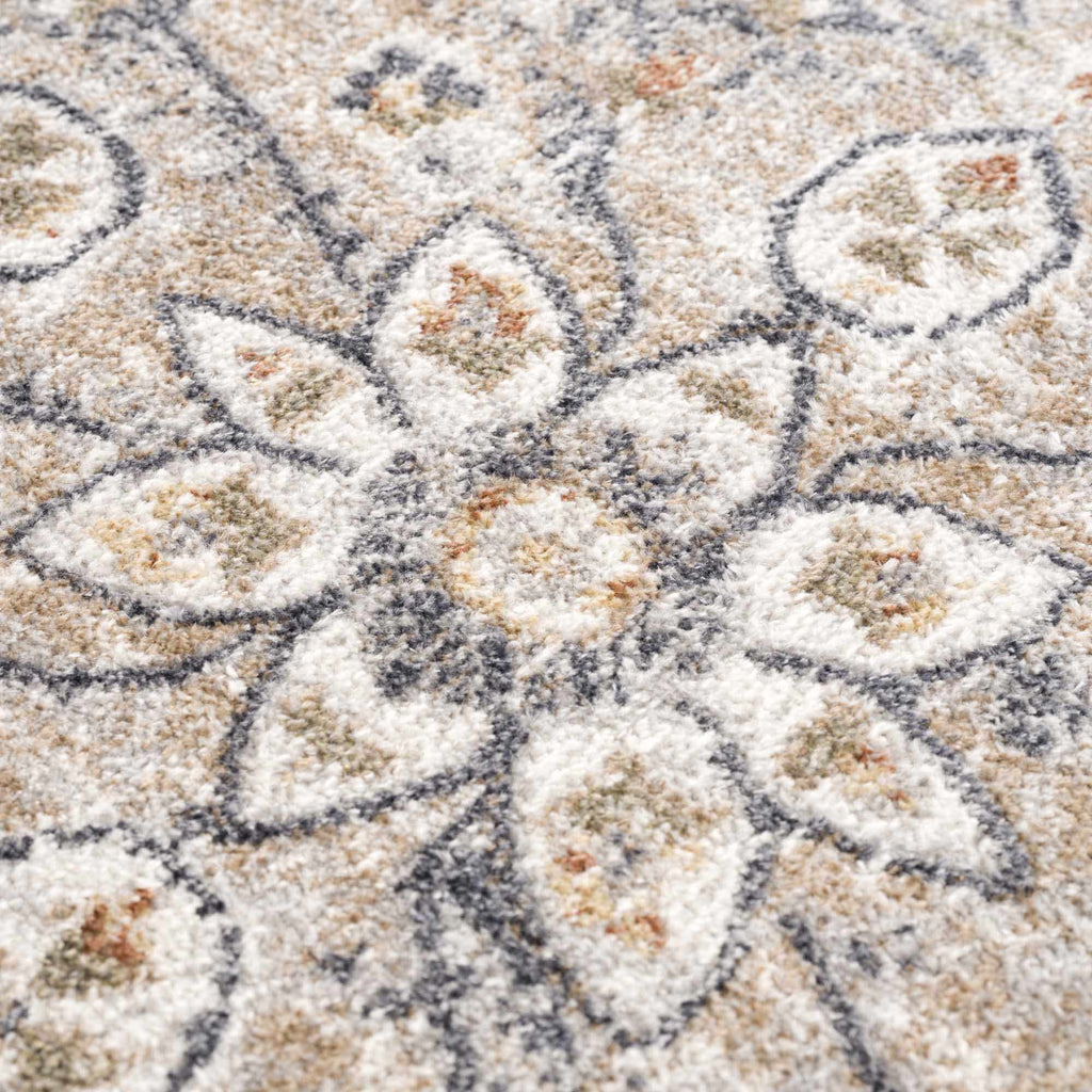 Hauteloom Hiti HMABHITI825 Blue Machine Made Polyester Rug