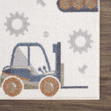 Hauteloom Mochi MCKPJA1 Cream Machine Made Polyester Rug