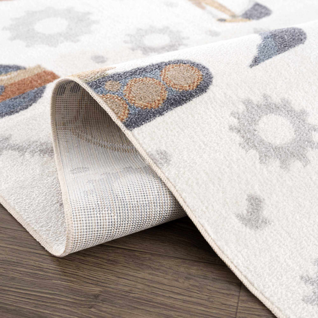 Hauteloom Mochi MCKPJA1 Cream Machine Made Polyester Rug