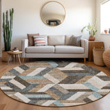 dalyn lorenzo ln1 brown rug