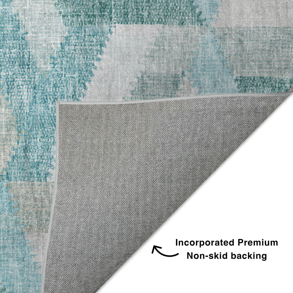 dalyn lorenzo ln1 teal rug