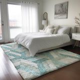 dalyn lorenzo ln1 teal rug