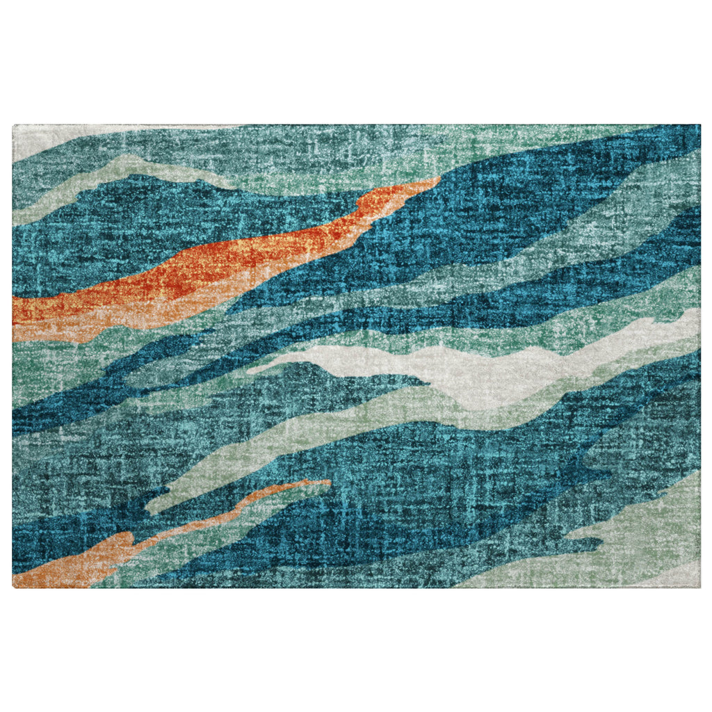 dalyn lorenzo ln4 teal rug