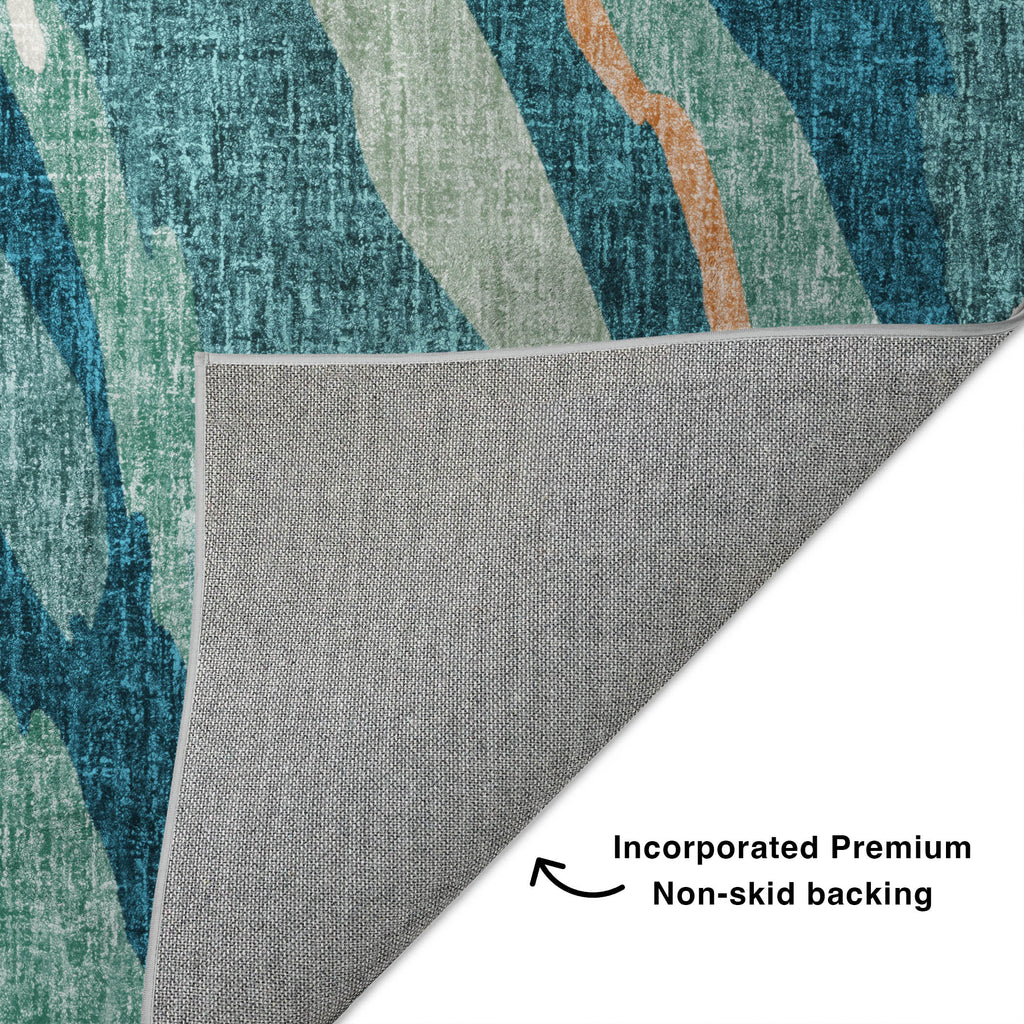 dalyn lorenzo ln4 teal rug
