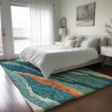 dalyn lorenzo ln4 teal rug