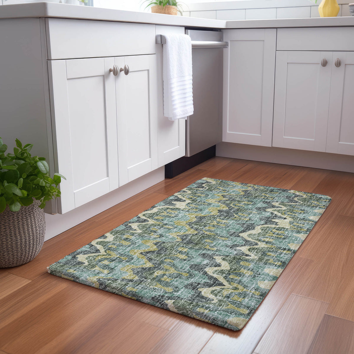 dalyn lorenzo ln6 teal rug