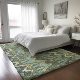 dalyn lorenzo ln6 teal rug