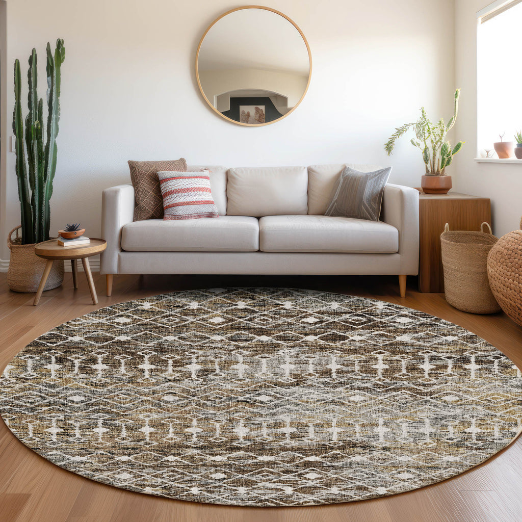 dalyn lorenzo ln7 brown rug