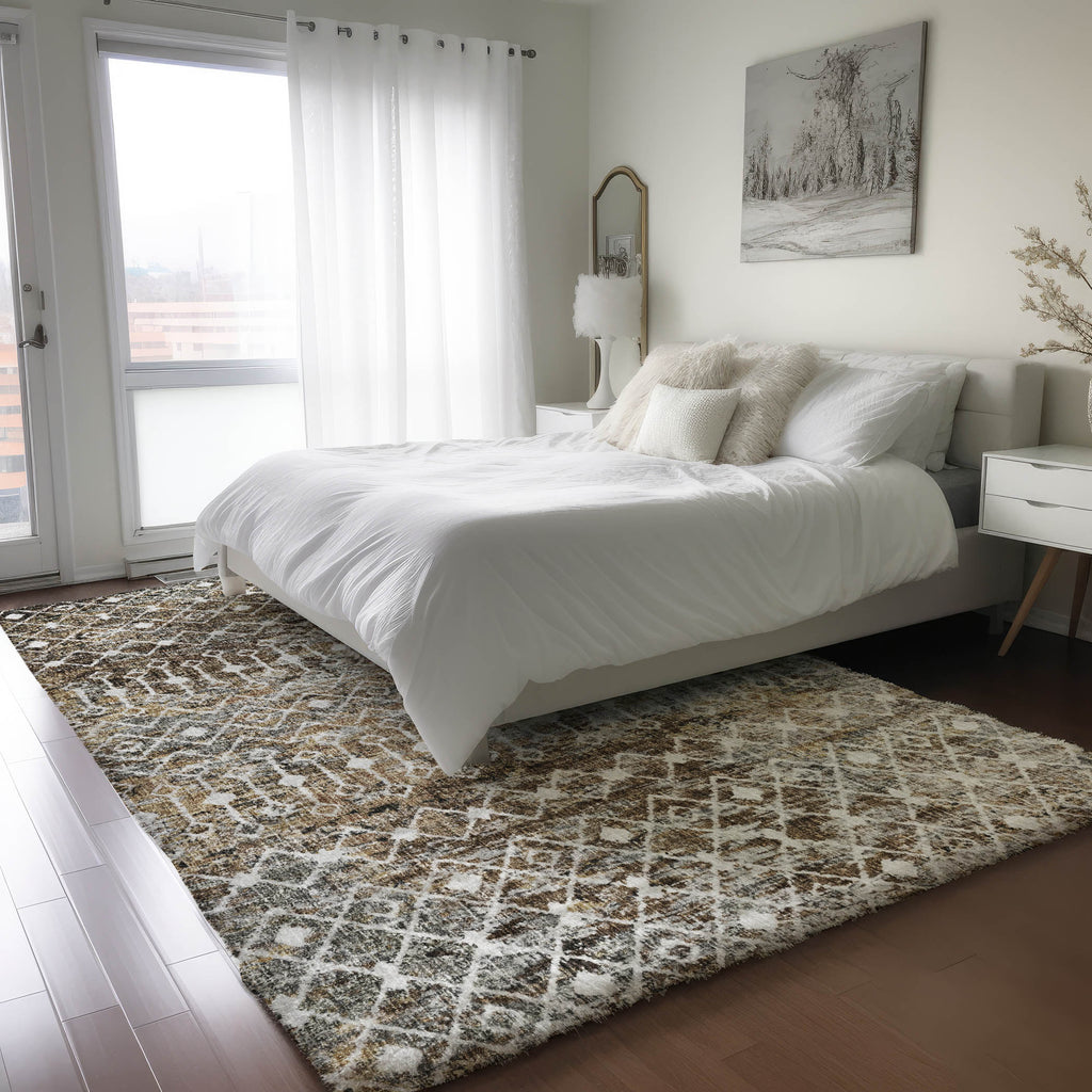 dalyn lorenzo ln7 brown rug