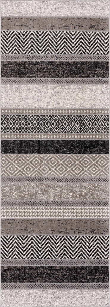 Hauteloom Middlestown MDDKA Black Machine Made Polyester Rug