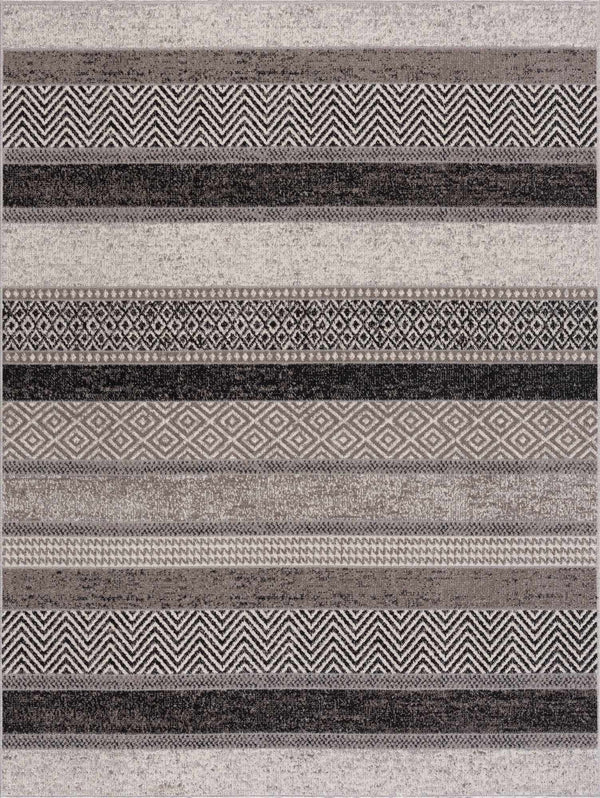 Hauteloom Middlestown MDDKA Black Machine Made Polyester Rug