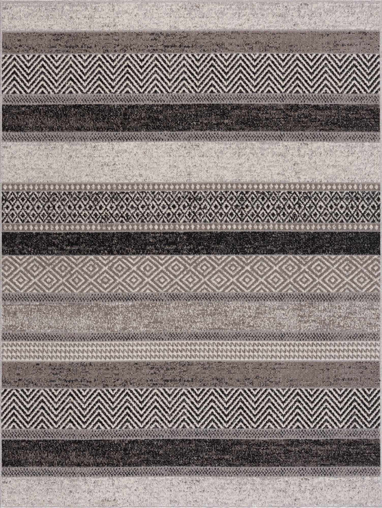Hauteloom Middlestown MDDKA Black Machine Made Polyester Rug