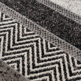 Hauteloom Middlestown MDDKA Black Machine Made Polyester Rug