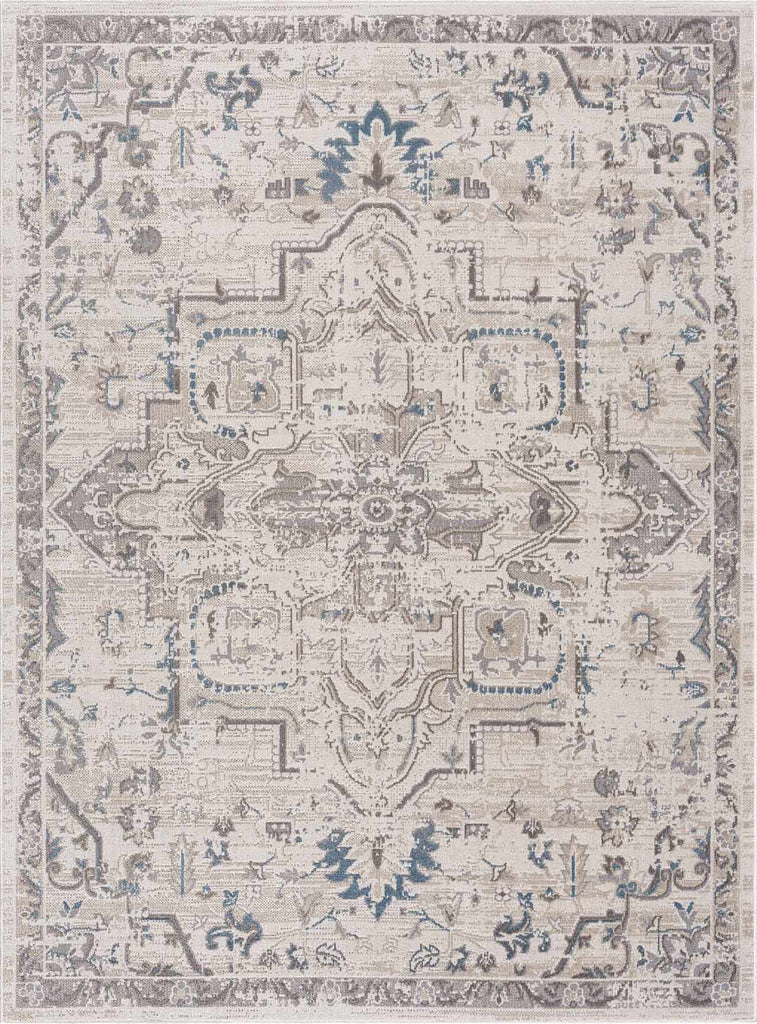 Hauteloom Pakil PAKI Cream Machine Made Polyester Rug