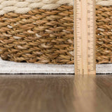 Hauteloom Pakil PAKI Cream Machine Made Polyester Rug