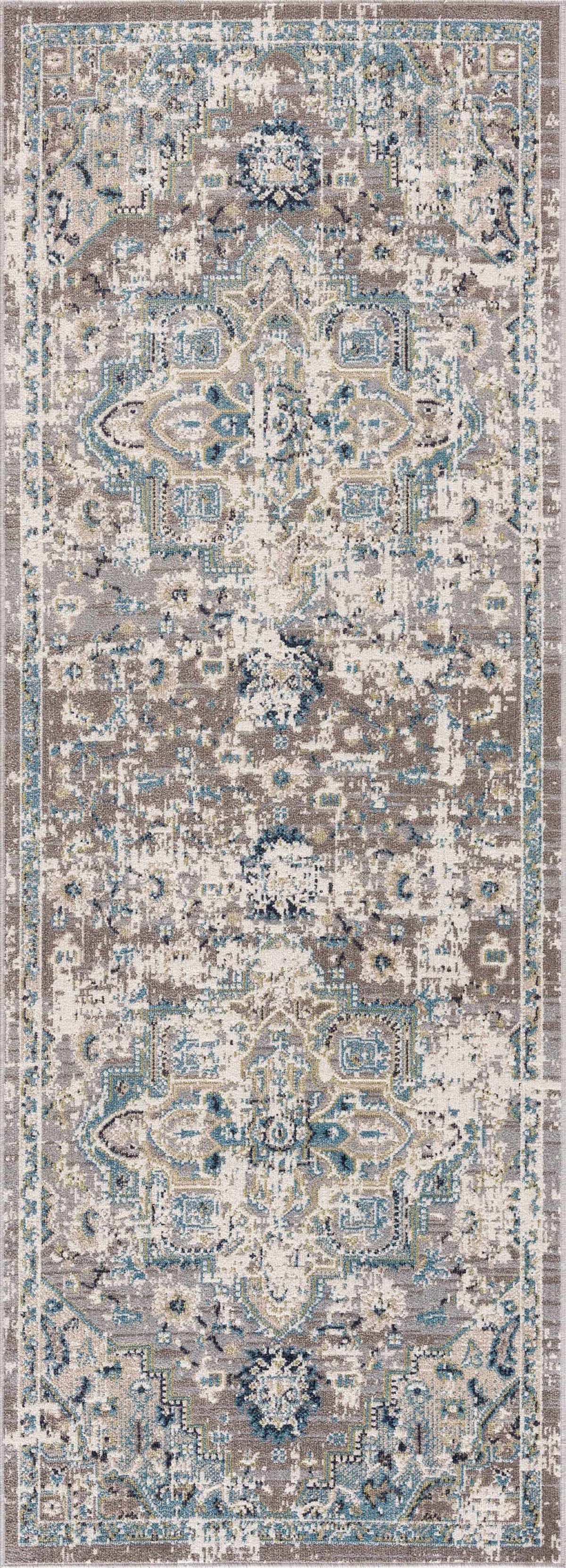 Hauteloom Johnstonville JO Cream Machine Made Polyester Rug