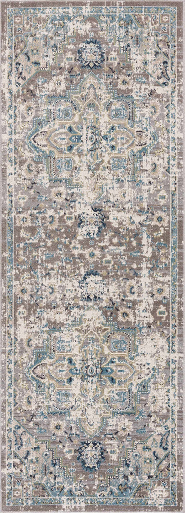 Hauteloom Johnstonville JO Cream Machine Made Polyester Rug