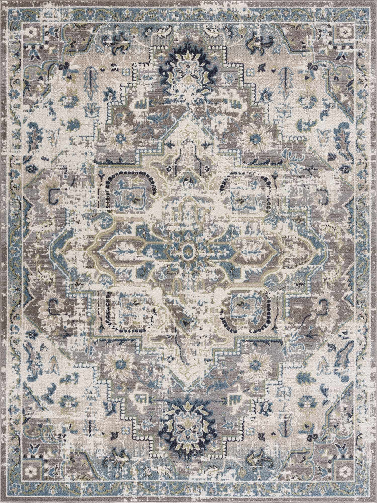 Hauteloom Johnstonville JO Cream Machine Made Polyester Rug