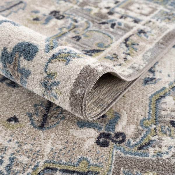 Hauteloom Johnstonville JO Cream Machine Made Polyester Rug