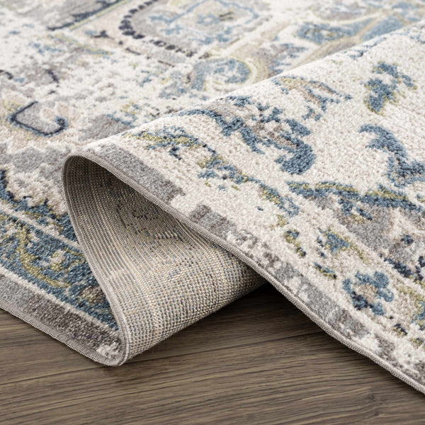 Hauteloom Johnstonville JO Cream Machine Made Polyester Rug