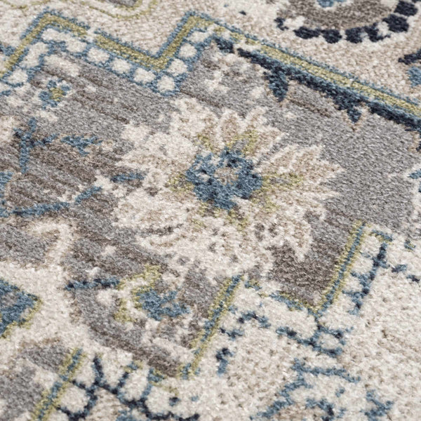 Hauteloom Johnstonville JO Cream Machine Made Polyester Rug