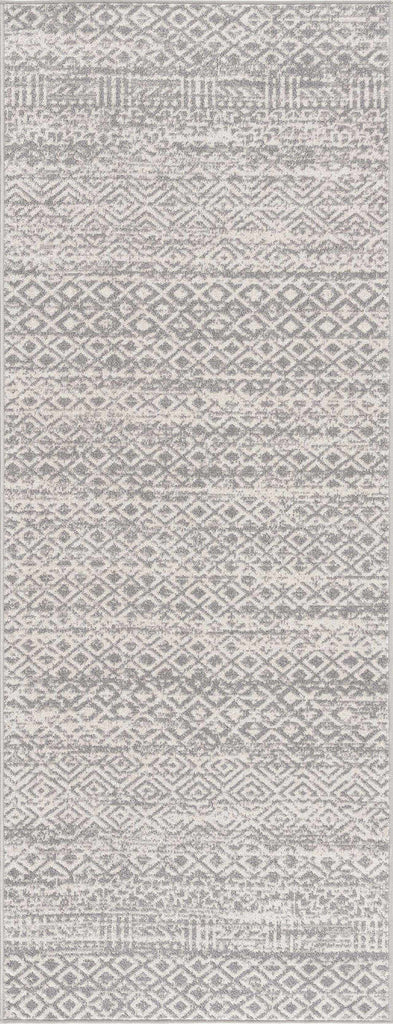 Hauteloom Gravelbourg GRVLB Gray Machine Made Polyester Rug