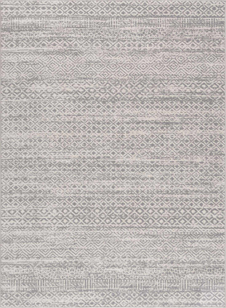 Hauteloom Gravelbourg GRVLB Gray Machine Made Polyester Rug