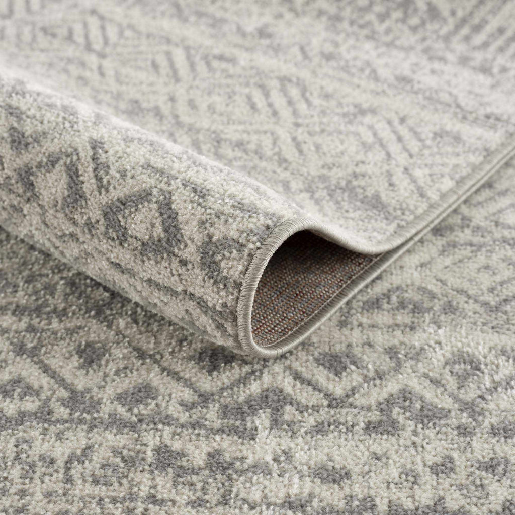 Hauteloom Gravelbourg GRVLB Gray Machine Made Polyester Rug