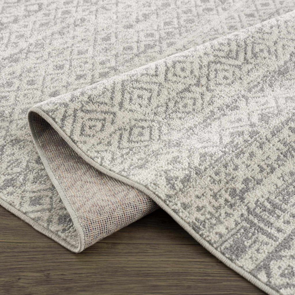 Hauteloom Gravelbourg GRVLB Gray Machine Made Polyester Rug