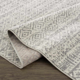 Hauteloom Gravelbourg GRVLB Gray Machine Made Polyester Rug