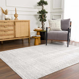 Hauteloom Gravelbourg GRVLB Gray Machine Made Polyester Rug
