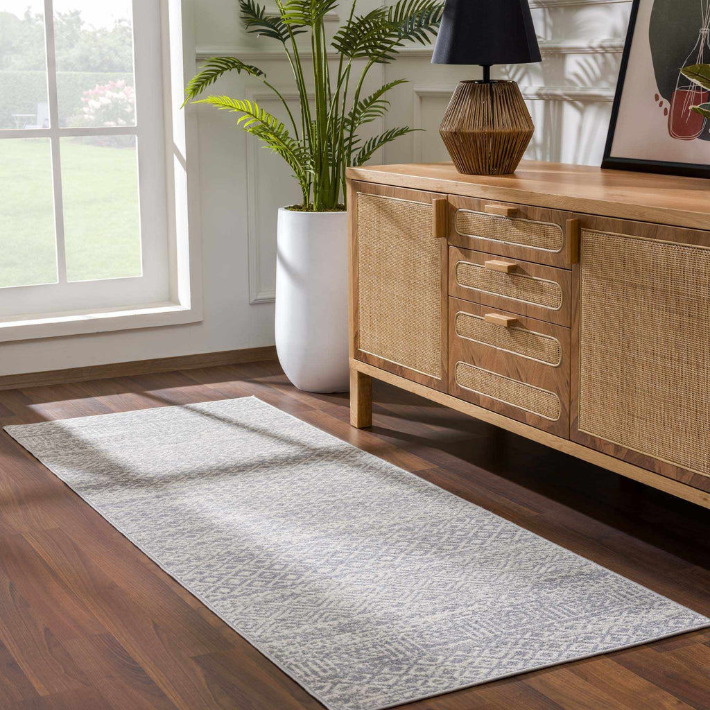 Hauteloom Gravelbourg GRVLB Gray Machine Made Polyester Rug
