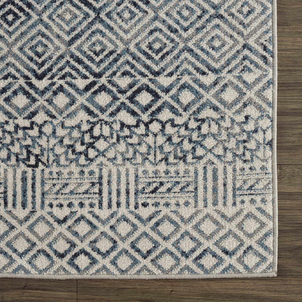 Hauteloom Askeaton ASKEA Blue Machine Made Polyester Rug